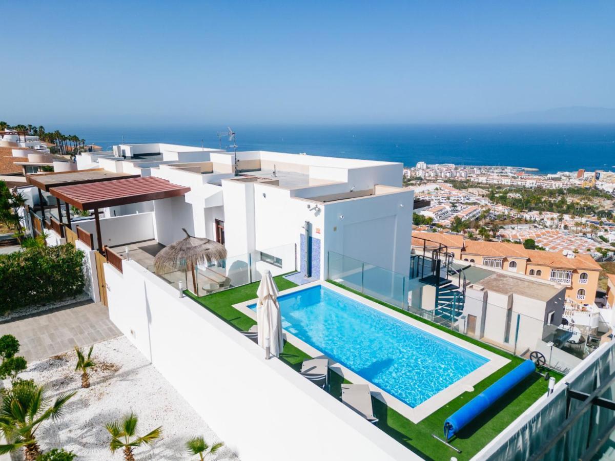 Sunset White Villa - Ocean View, Jakuzzi, Heated Pool, Air-Conditioning, Grill Playa de las Americas  Exteriér fotografie