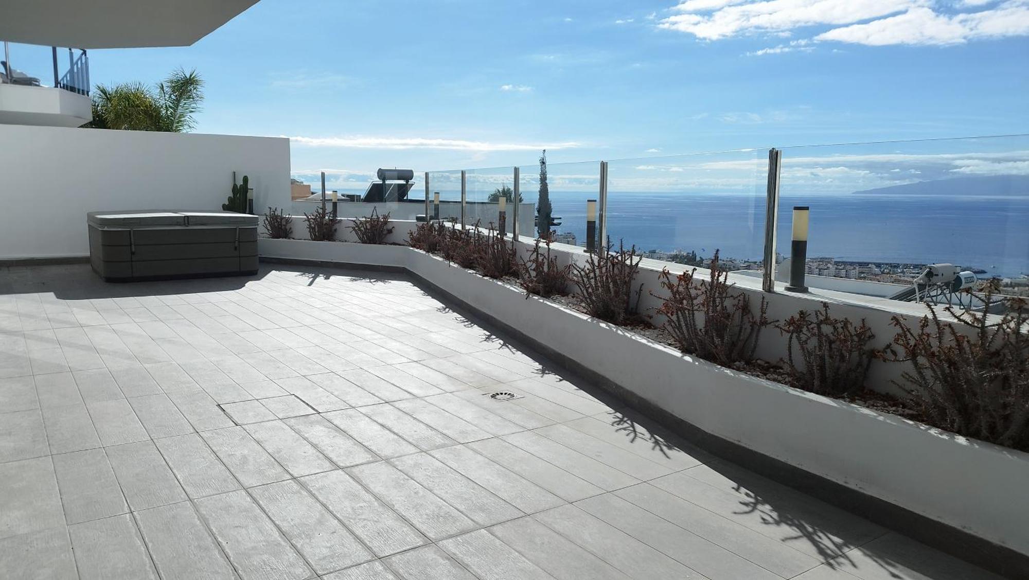 Sunset White Villa - Ocean View, Jakuzzi, Heated Pool, Air-Conditioning, Grill Playa de las Americas  Exteriér fotografie